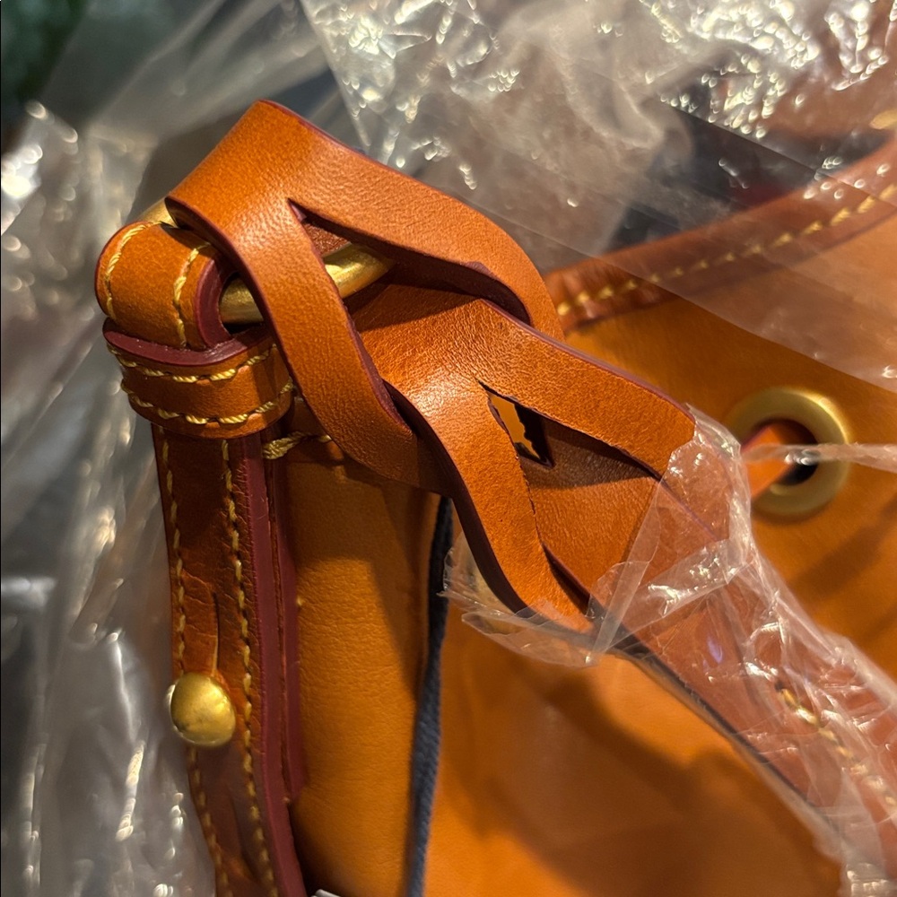 Dooney & Bourke Florentine Drawstring Bag in Natural NWT - Picture 6 of 9